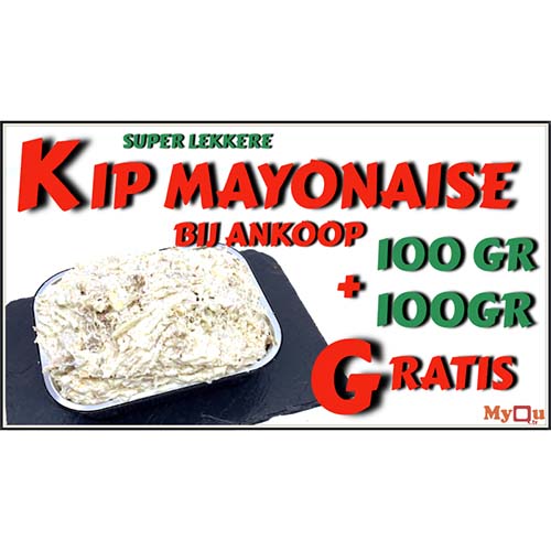 Kip -Mayonaise  - Gepluisde Hoeve kip