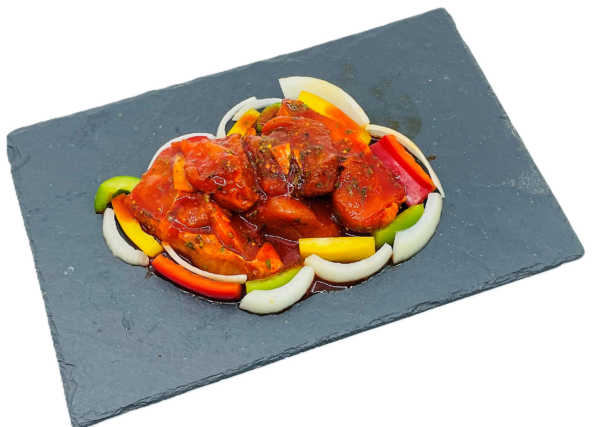 Gekruide Varkens Goulash