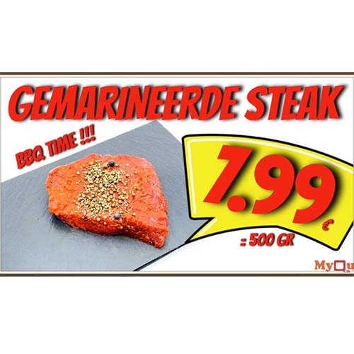 gemarineerde steak