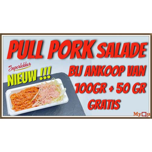 pull pork salade