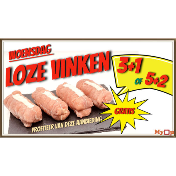 LOZE VINKEN - ELKE WOENSDAG  3+1 of 5+2