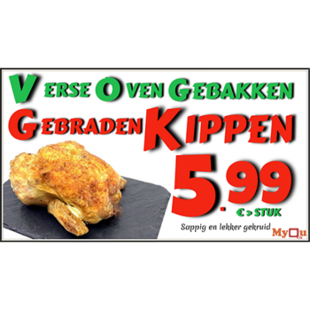 SAPPIG GEBRADEN KIPPEN BILLEN